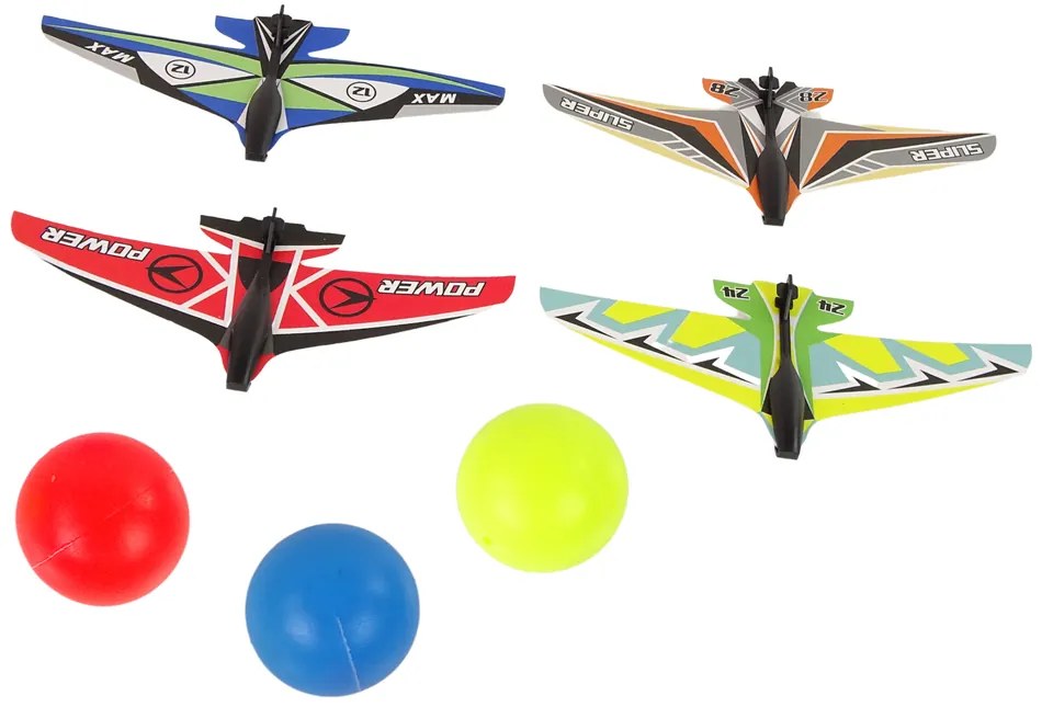 LEAN TOYS Odpaľovacia zbraň na lietadlá a lopty