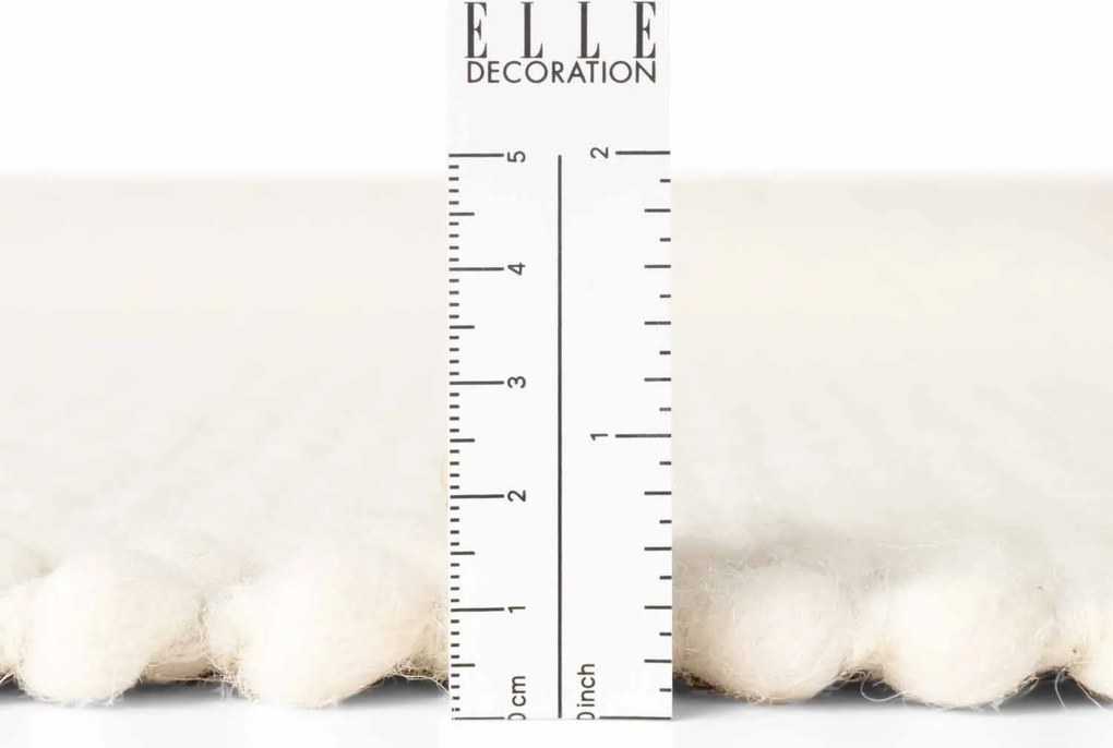 ELLE Decoration, Kusový koberec Lyon Beans 106314 Natural Cream z kolekce Elle, 160x230, biela, obývacia izba