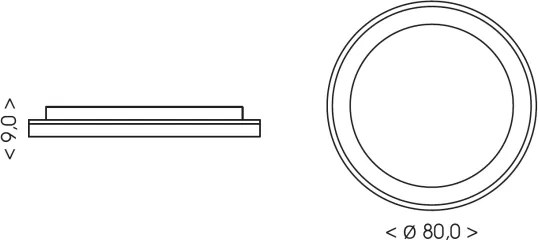 BRILAGI - LED stmievateľné stropné svietidlo FALCON II LED/108W/230V pr. 80 cm béžové + diaľkové ovládanie