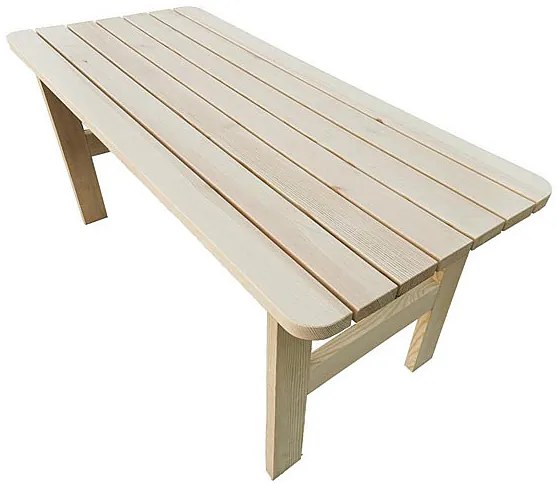DEOKORK Masívny drevený záhradný stôl z borovice drevo 32 mm (150 cm)