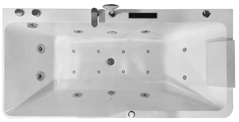 M-SPA - Kúpeľňová vaňa SPA s hydromasážou 170 x 80 x 58 cm