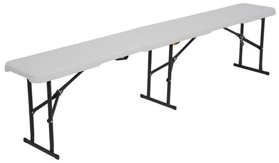 Skladacia lavica NILS Camp NC3404 biela