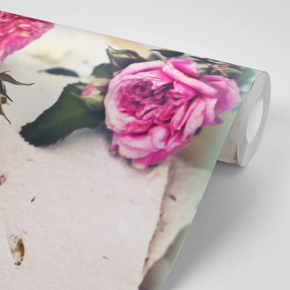 Samolepiaca fototapeta ruže v rozkvete - 225x150