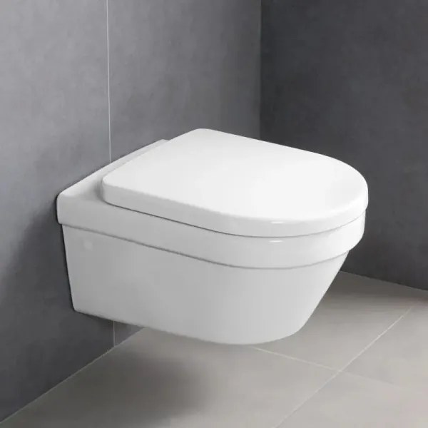 Villeroy & Boch 4694HRR1 - Závesné WC s doskou SoftClose ARCHITECTURA, keramika/biela