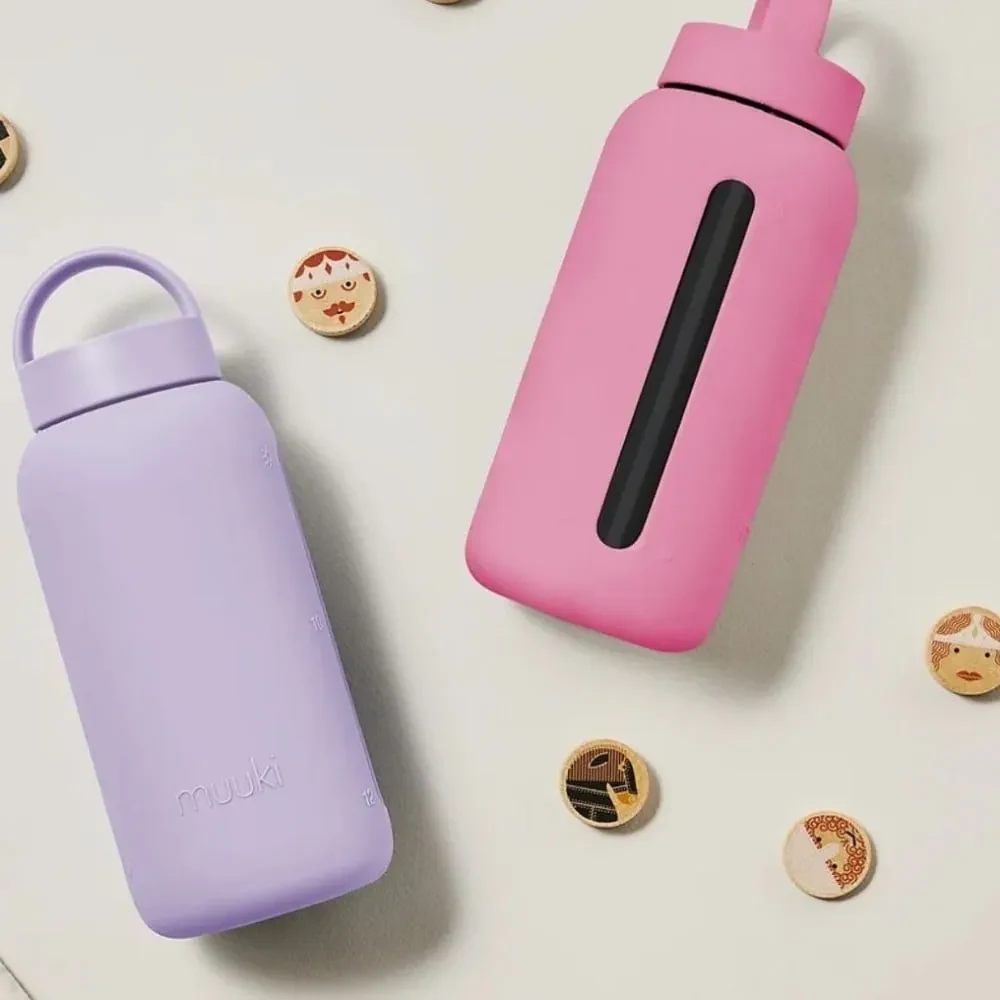 Ružová cestovná fľaša 720 ml Flamingo Pink – Muuki