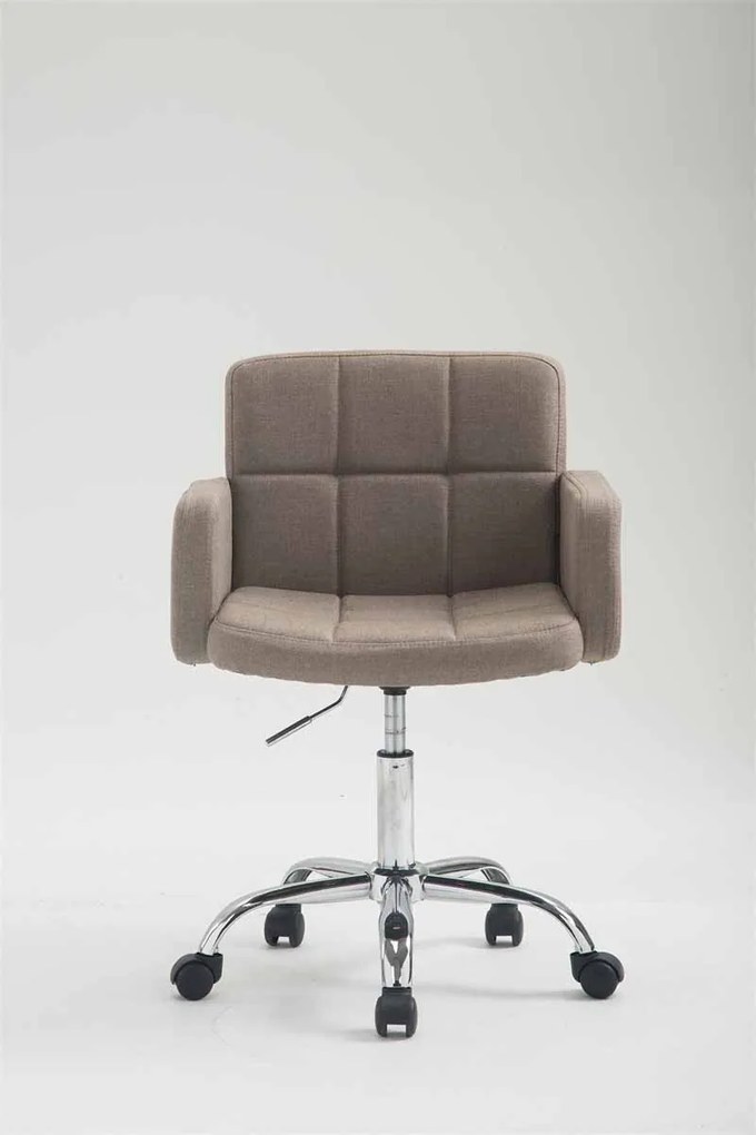 Design-Shop Pracovná stolička L.A. látka - Sivo-hnedá (Taupe)