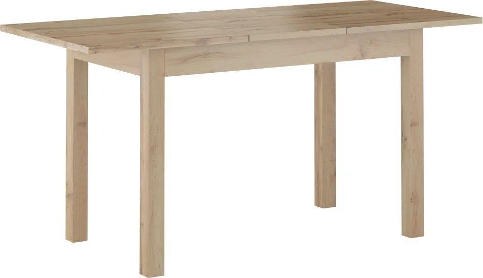 Vintino Jedálenský stôl ZENOX 120–160 cm × 70 cm – dub prírodný