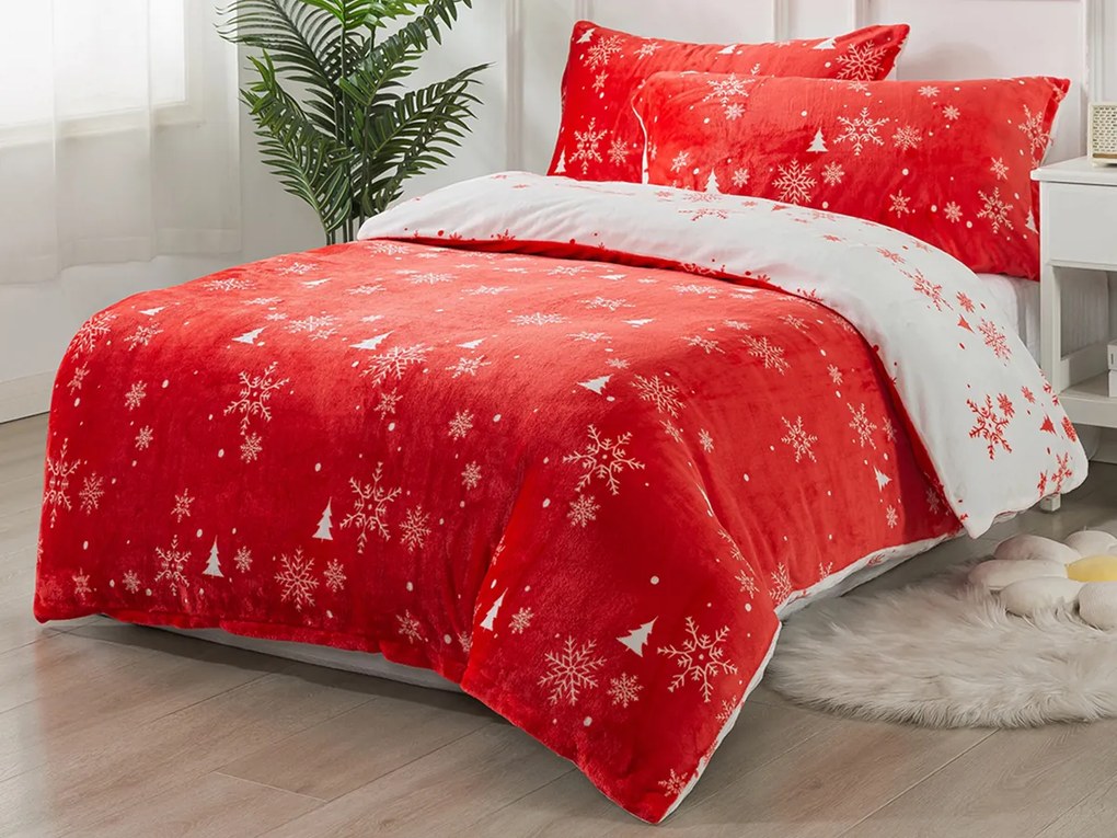 XPOSE® Mikroplyšové obliečky HAPPY WINTER Exclusive