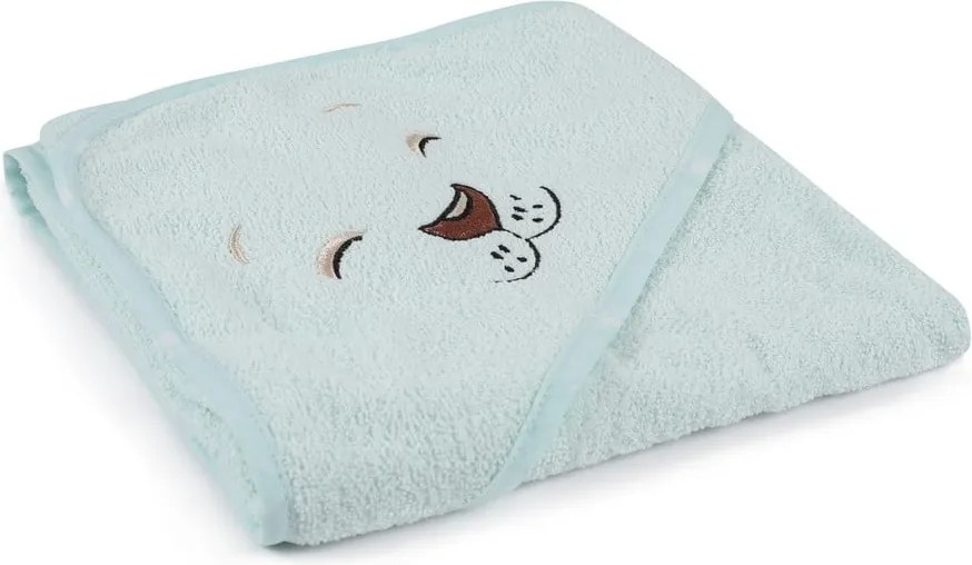 Bavlnený detský župan v mentolovej farbe veľkosť 1-2 roky Aslan – Foutastic