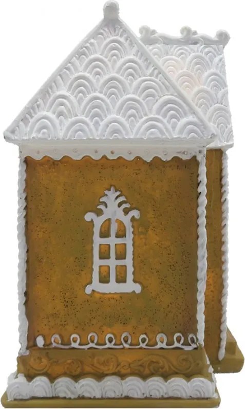 Svietiaca perníková chalúpka Gingerbread House - 12*9*15 cm
