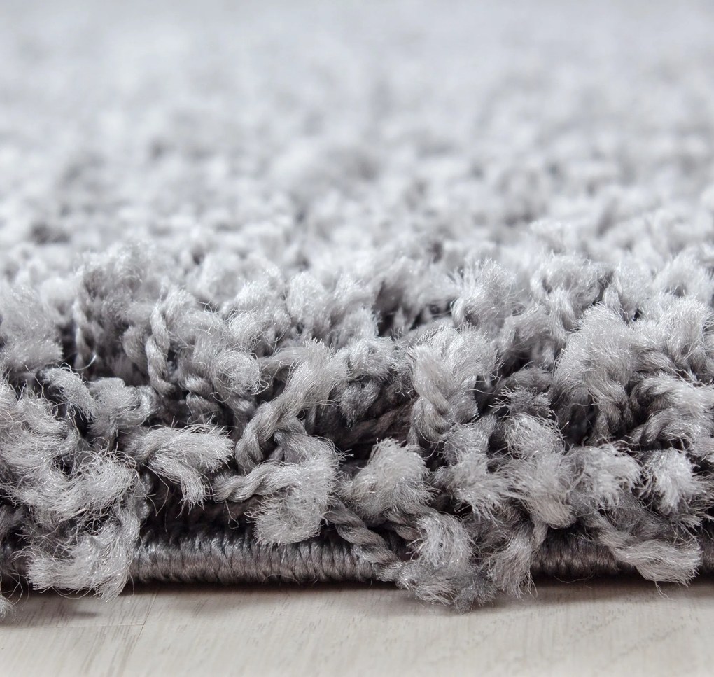 Kusový koberec Life Shaggy 1500 light grey