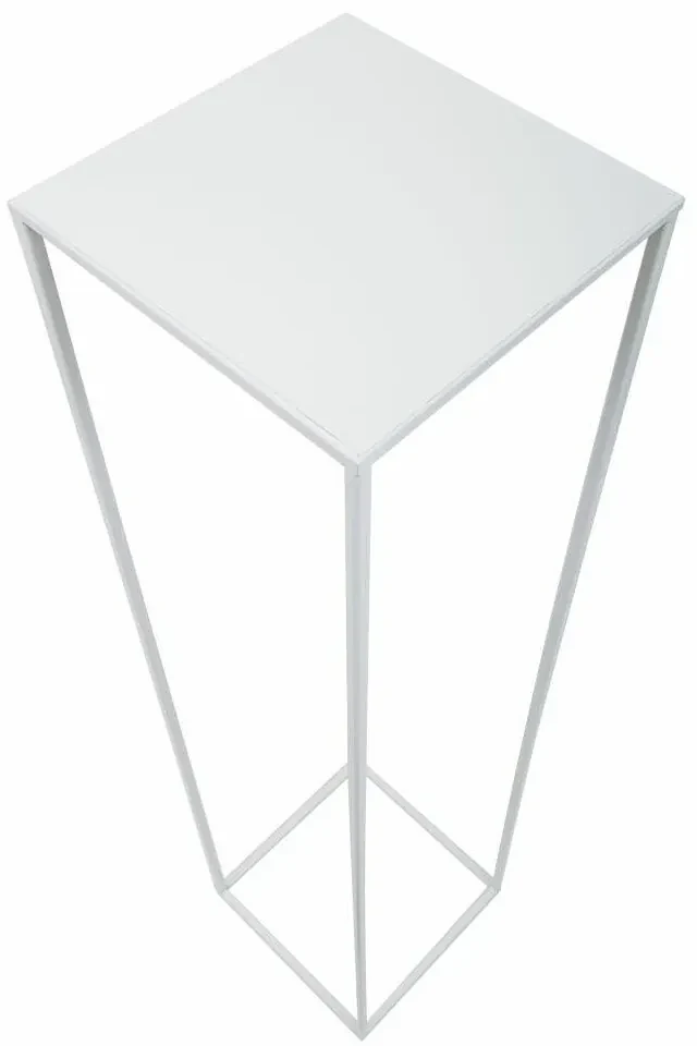 STOJAN NA KVETINÁČ SIMPLE 100X24X24 CM BIELA