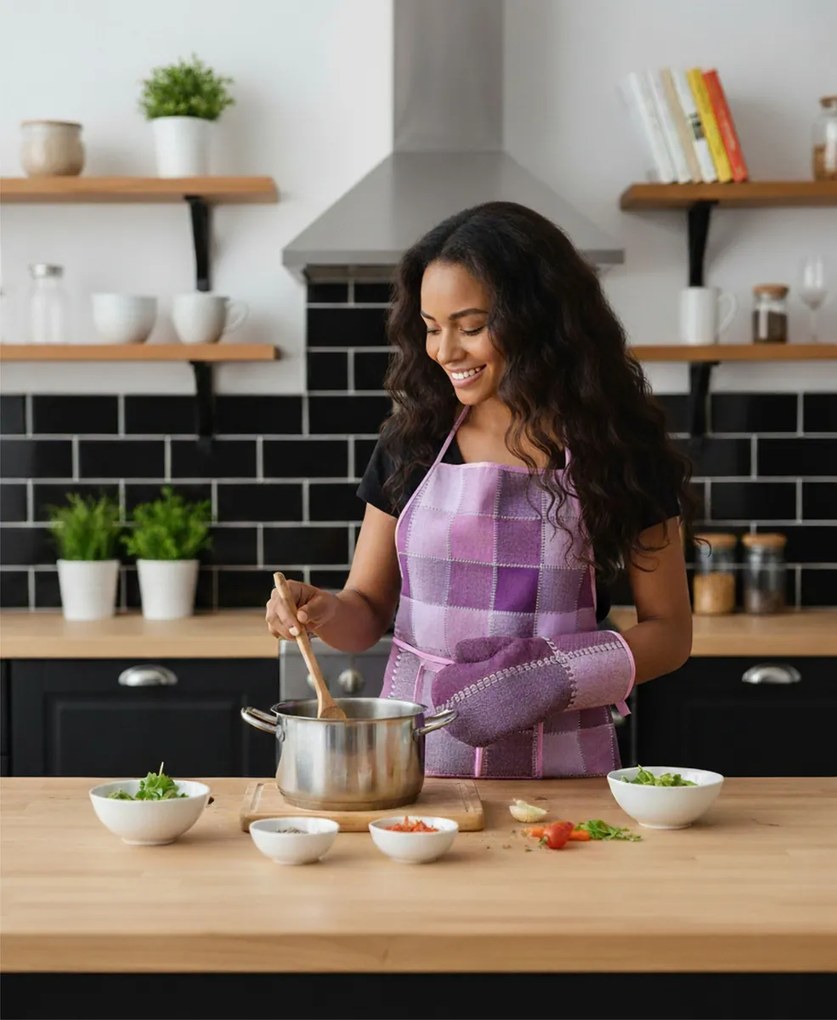 Zástera kuchynská, Adam fialový