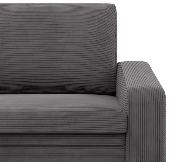 Kreslo ORBIT Poso rozkladacie, tmavosivé