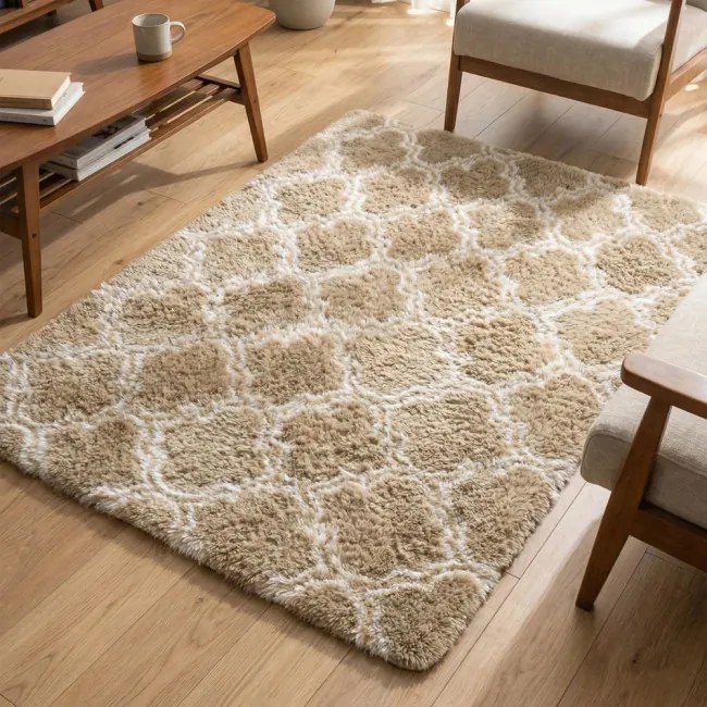 Protišmykový koberec DECOR béžový