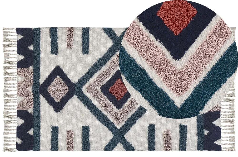 Bavlnený koberec 80 x 150 cm viacfarebný KOZLU Beliani