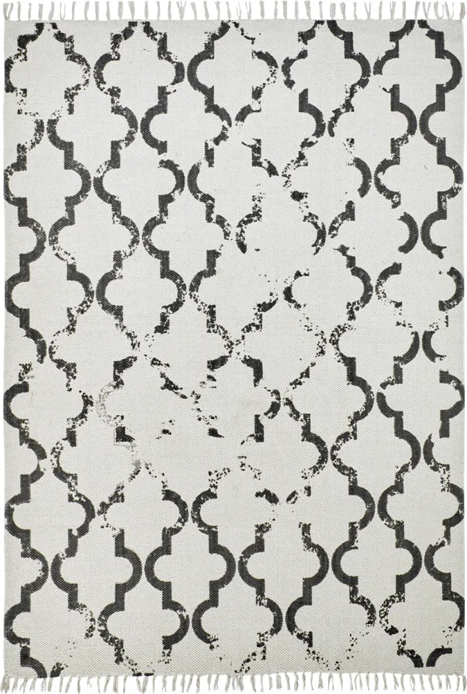 Obsession koberce Ručně tkaný kusový koberec Stockholm 341 ANTHRACITE - 200x290 cm