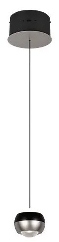 Čierne/v striebornej farbe LED závesné svietidlo ø 15,5 cm Orbit – Trio Select