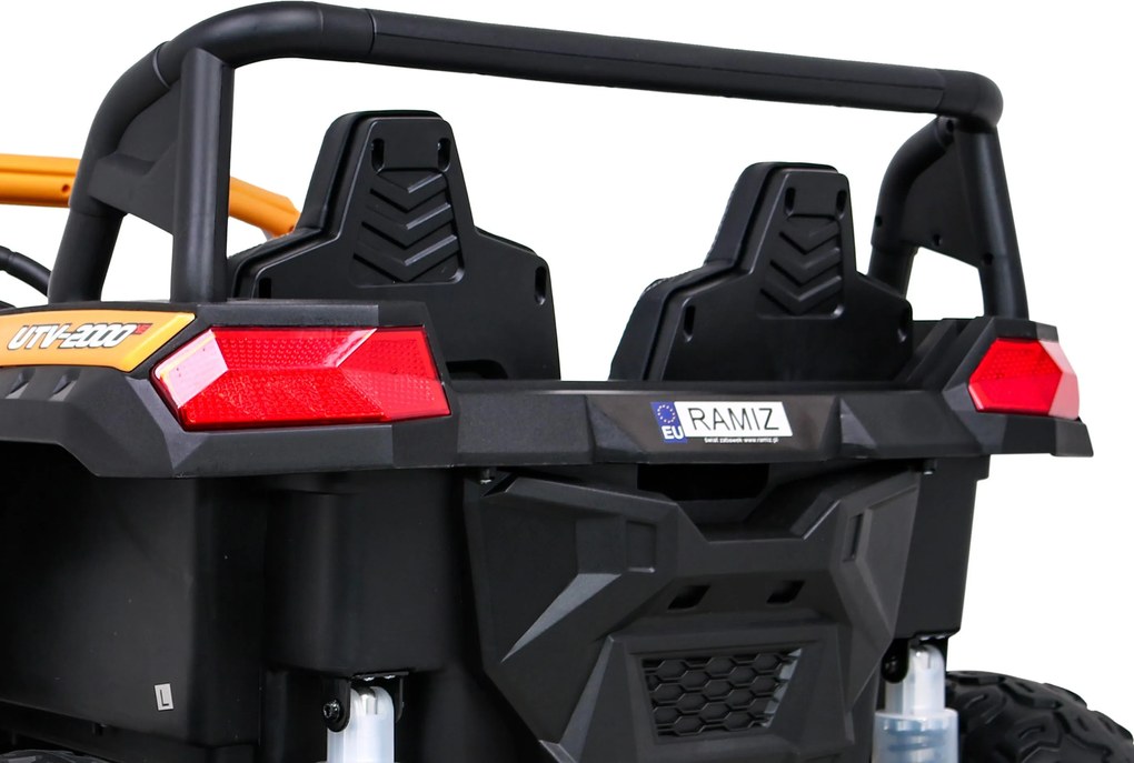 Ramiz Buggy ATV Racing pre 2 deti Zlatá + pohon 4x4 + diaľkové ovládanie + pomalý štart + MP3 LED