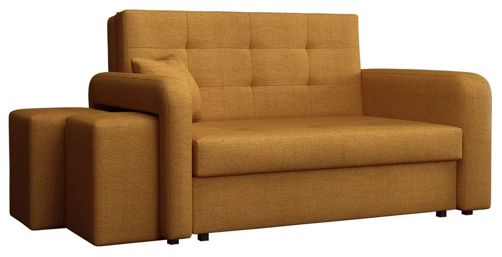 Rozkladacia pohovka s taburetkami Carivia Home II (mangová) (s úl. priestorom). Vlastná spoľahlivá doprava až k Vám domov. 1121958