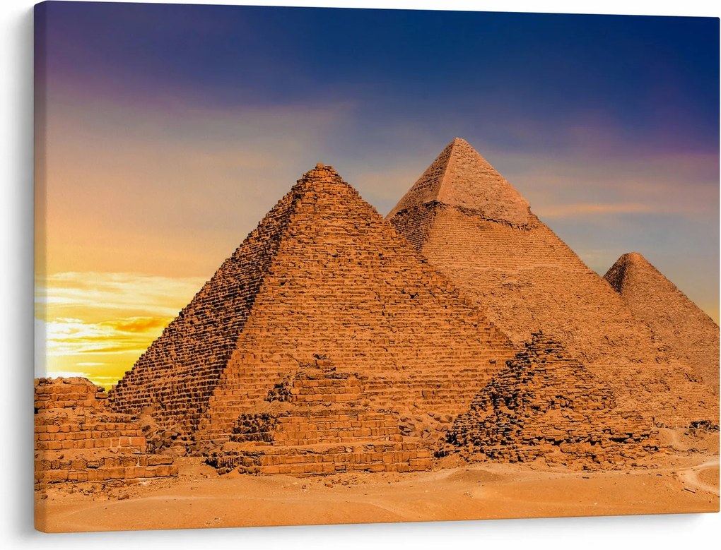 Obraz - Egyptské pyramídy (70x50 cm)