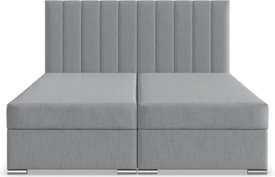 Manželská posteľ AGEN 160×200 cm svetlosivá