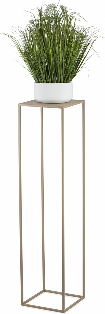 STOJAN NA KVETINÁČ SIMPLE 100X24X24 CM BÉŽOVÁ