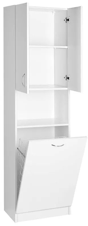 Aqualine Aqualine, SIMPLEX ECO vysoká skrinka s košom 50x180x30cm, SIME510