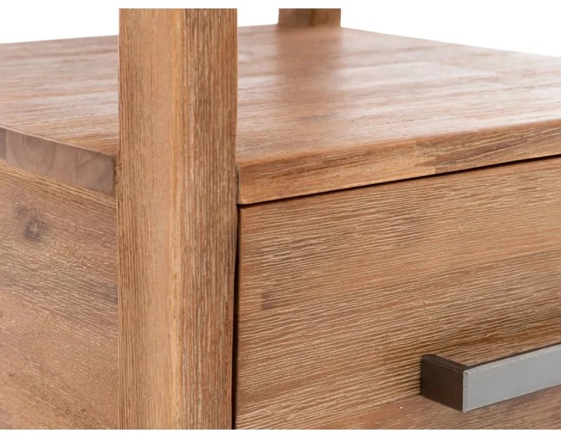 furniture-nabytek.cz - Masívny nočný stolík Woodville z akácie, lakovaný, hnedý