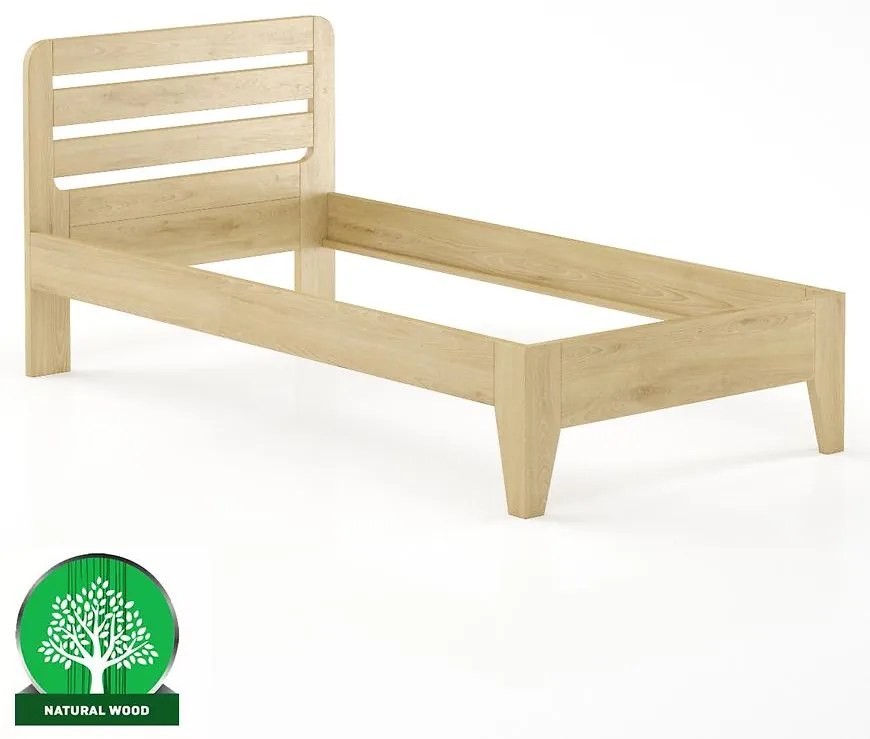 Posteľ buková LK189–100x200 prírodné