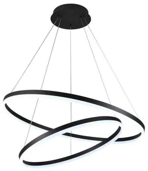 LED Stmievateľný luster na lanku LED/100W/230V 3000-6500K + diaľkové ovládanie