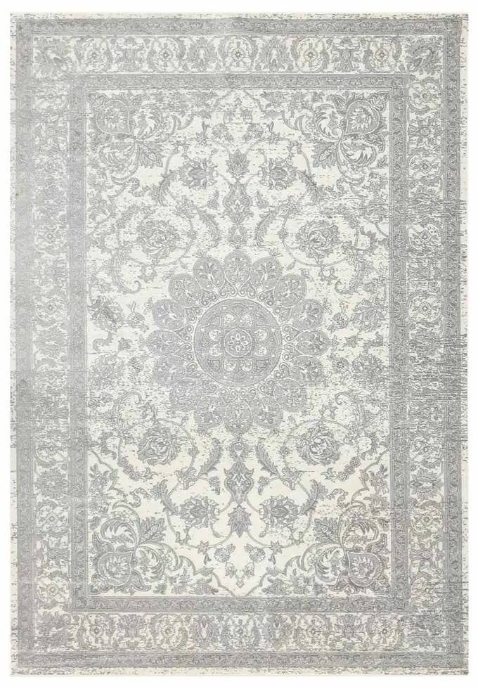 Svetlosivý koberec s prímesou bavlny 140x200 cm Persan – douceur d'intérieur