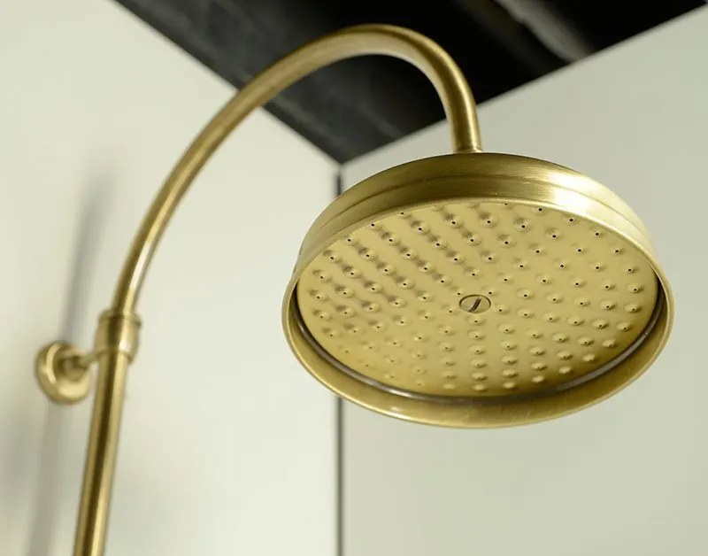 Reitano Rubinetteria Reitano Rubinetteria, ANTEA sprchový stĺp k napojeniu na batériu, hlavová a ručná sprcha, bronz, SET036