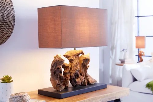 Stolová lampa 20694 Masív drevo - Komfort-nábytok