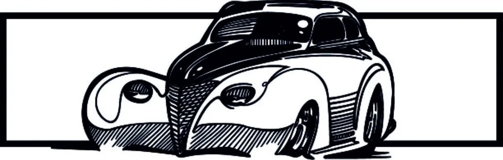 SENTOP | Obraz na stenu auto drevenej preglejky - závan histórie  I SENTOP PR0326