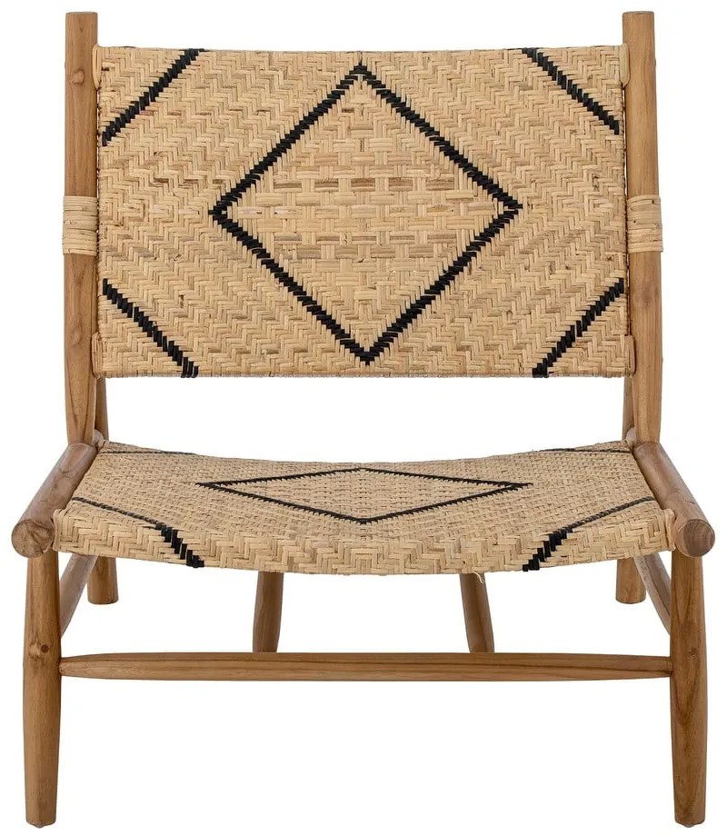 Kreslo s výpletom v prírodnej farbe Lennox - Bloomingville