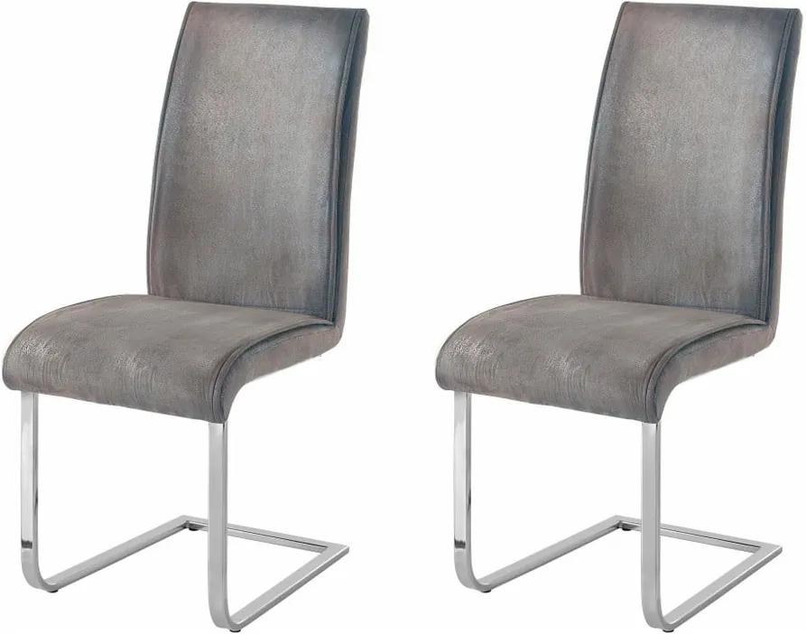 Sada 2 sivých stoličiek Støraa Manto