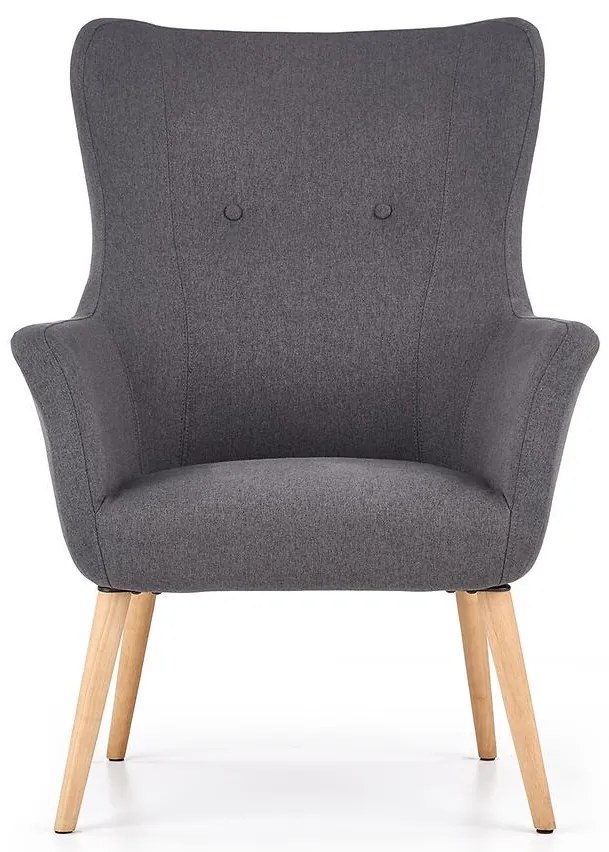 Kreslo Cotto tmavosivý