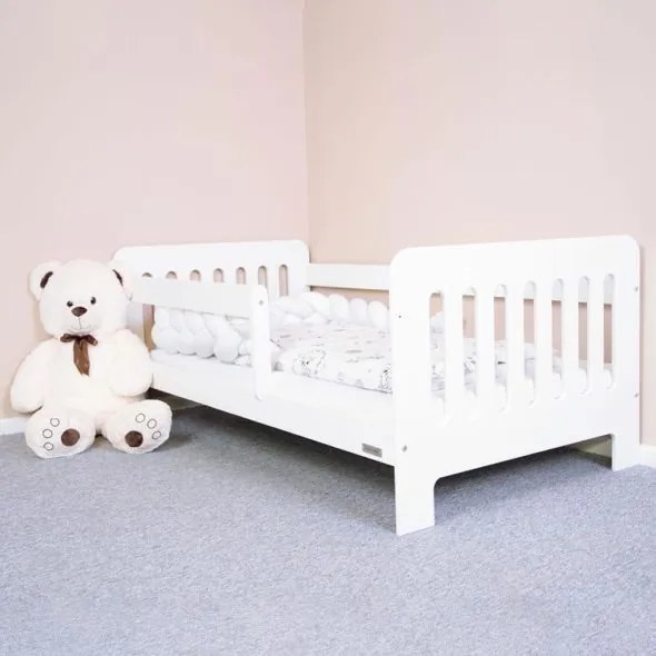 NEW BABY Detská posteľ so zábranou New Baby ERIK 160x80 cm biela