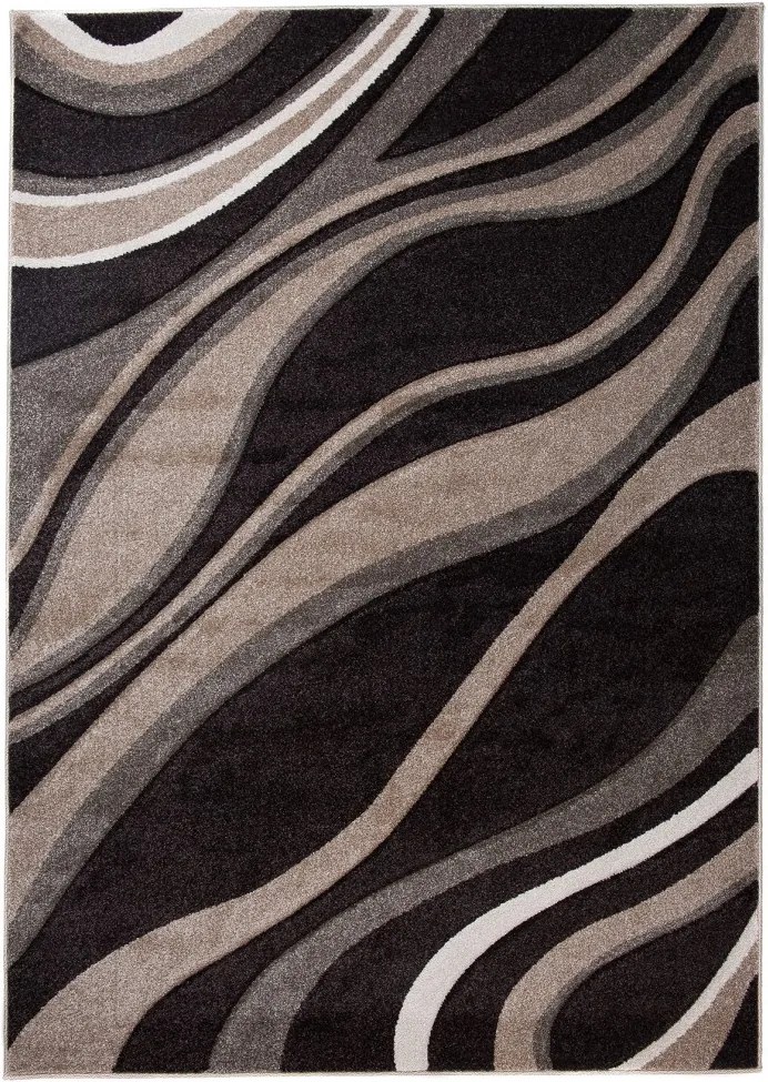 Kusový koberec Wave hnedý, Velikosti 80x150cm