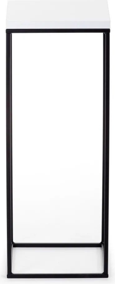 STOJAN NA KVETINÁČ BASICLOFT 60X24X24 CM ČIERNA/BIELA