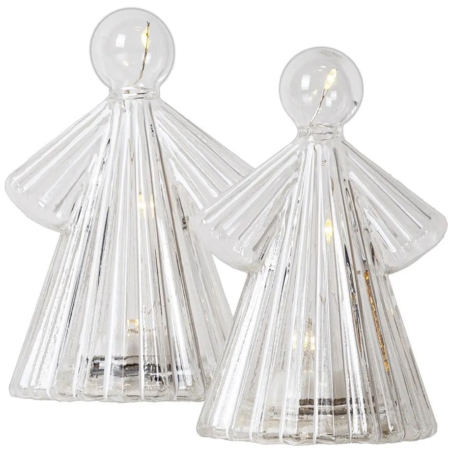 Svetelné dekorácie v súprave 2 ks ø 6,5 cm Alberte – Sirius