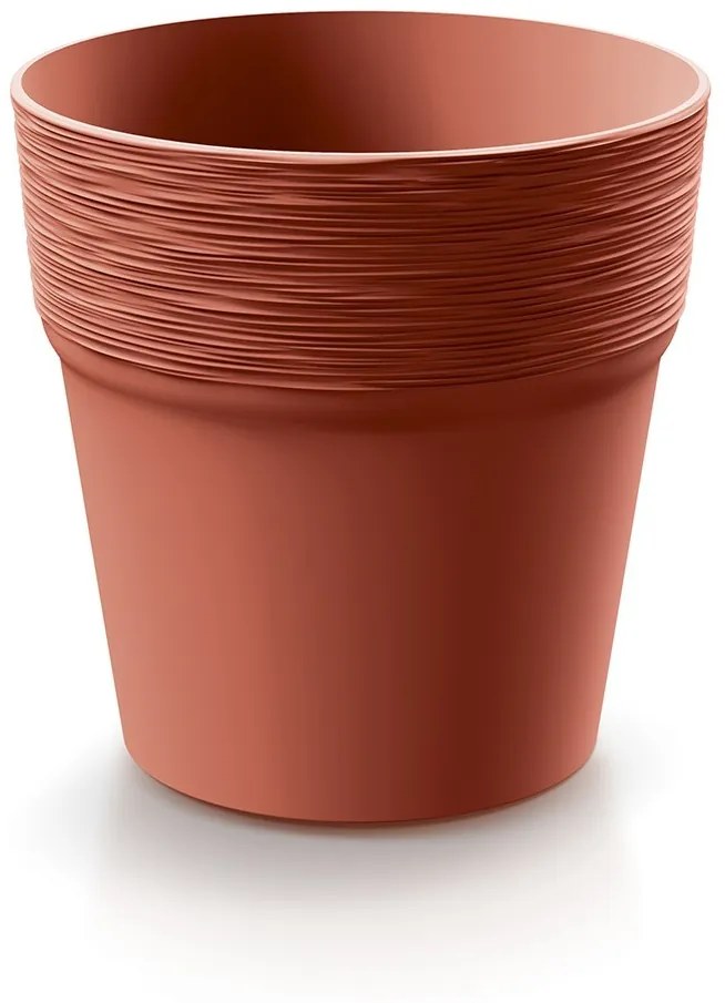 Prosperplast Kvetináč Furu meď, varianta 14,5 cm