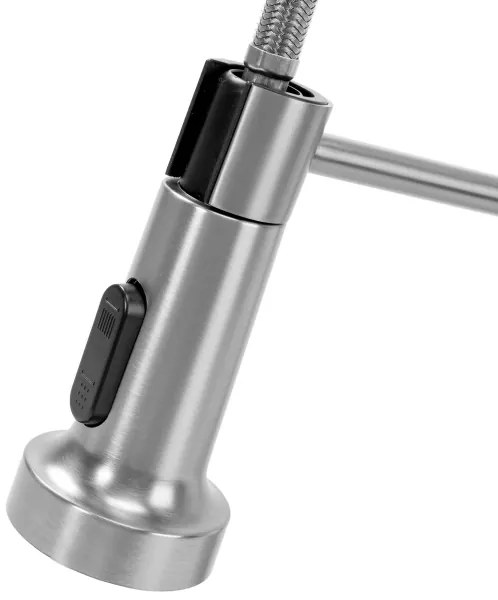 REA-B0417 - Drezová batéria s vysúvateľnou sprškou COLIN, 42,5 cm, nikel