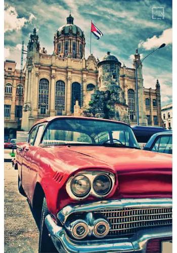 Ceduľa Classic Car Havana Cuba