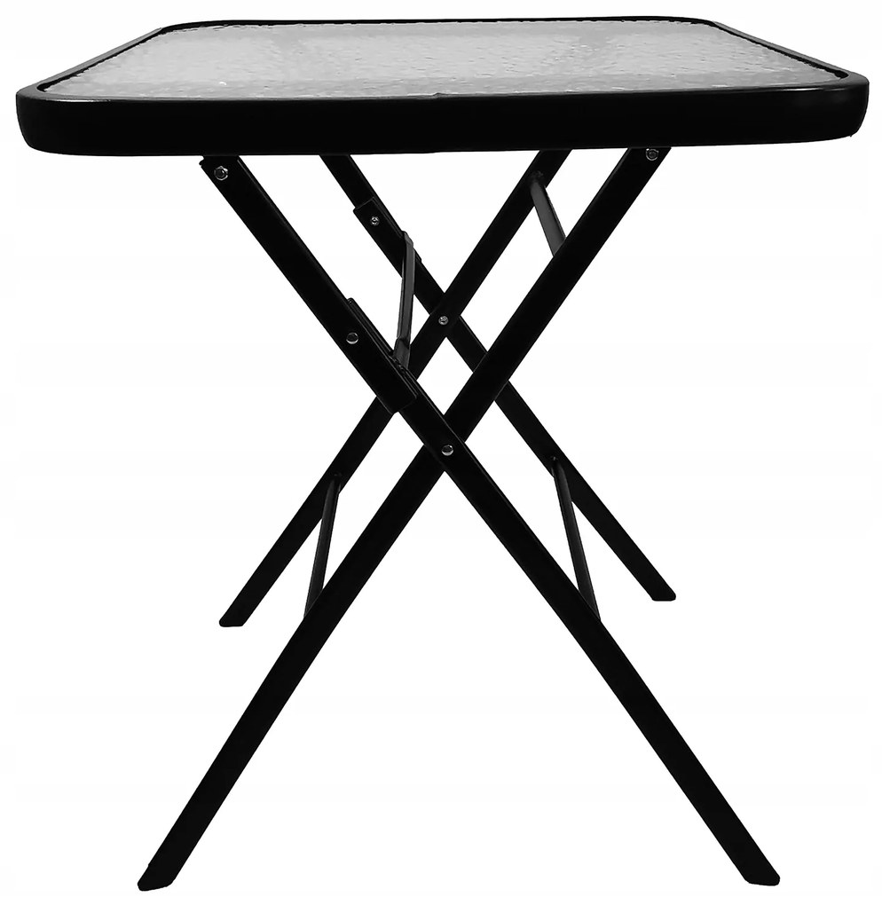 Dekorstudio Záhradný skladací stolík TASOS štvorcový - 60 cm