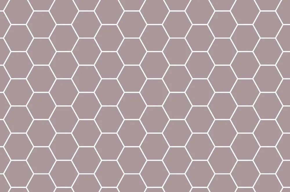 Samolepiaca tapeta moderný hexagón vzor
