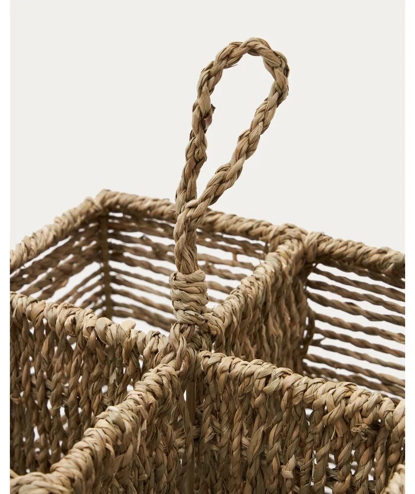 Stojan na kuchynské náčinie z morskej trávy Tossa – Kave Home