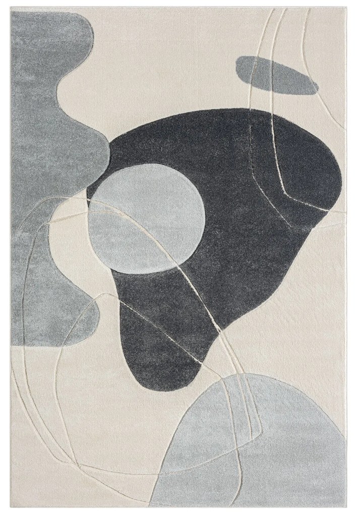 Dekorstudio Moderný koberec BONITO 7158 sivý Rozmer koberca: 160x230cm