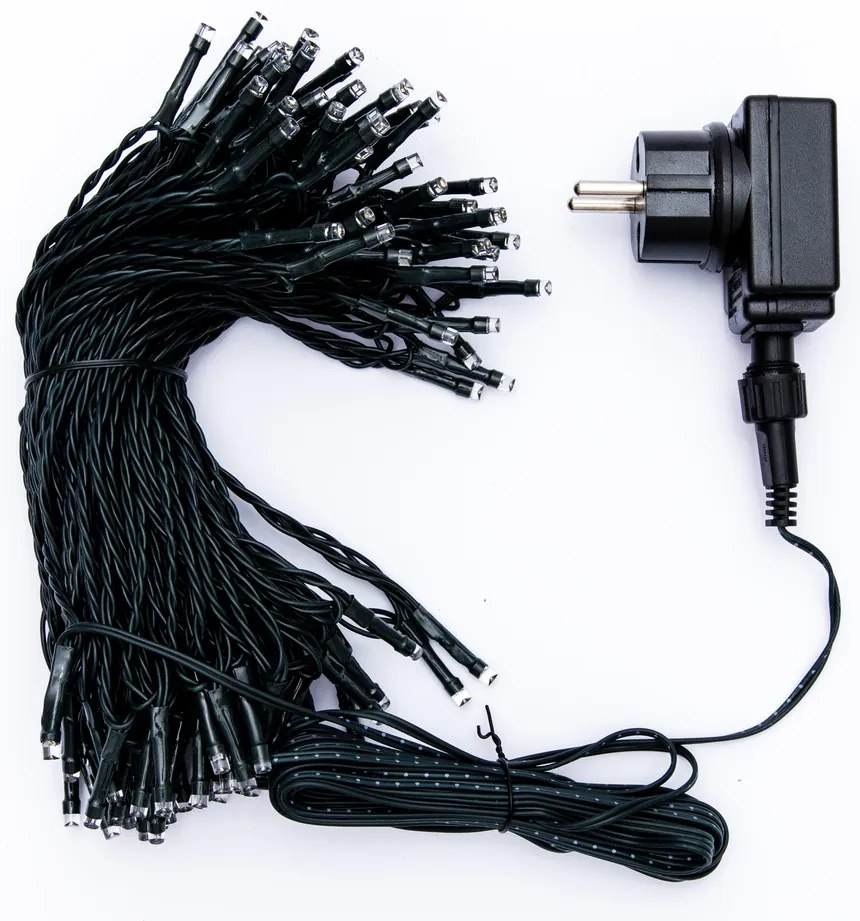 DECOLED Svetelná reťaz LED ELSLN, 20 m, 100 LED, IP44, vrátane napájania